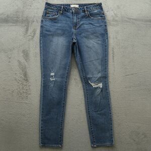 Harper Heritage Jeans Women's Size 27 Mid-Rise Girlfriend 29" Inseam Distressed